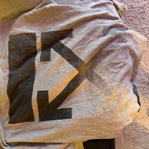 Off White Grey Gradient Tee XL